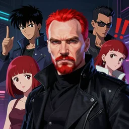 portrait of cyberpunk lenin with red hair, by ilya kuvshinov, katsuhiro otomo, kidmo!!!, trending on artstation, magali villeneuve, artgerm, jeremy lipkin and michael garmash