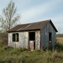 abandoned shed