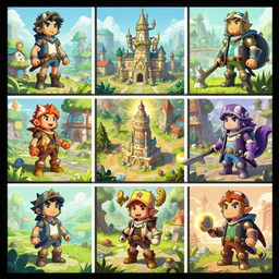 photo cartoon illustration comic manga painting of town environement : 6 fantasy environement, digital painting, volumetric lighting by feng zhu, 3 d alejandro alvarez alena aenami artworks in 4 k beeple, by thomas kinkade hearstone league of legends dofus overwatch