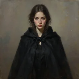 perfectly - centered - portrait of a beautiful woman wearing black cloak, intricate, highly detailed, digital painting, artstation, concept art, sharp focus, illustration, oil painting, unreal engine 5, 8 k, art by artgerm and james jean and sam spratt