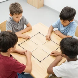 kids playing four in a row