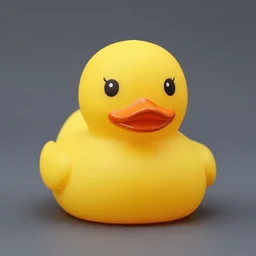 a rubber duck that looks like kanye west