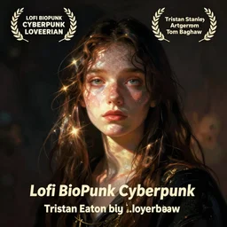 Lofi BioPunk Cyberpunk Lovecraftian portrait Pixar style by Tristan Eaton Stanley Artgerm and Tom Bagshaw