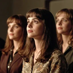 film still of a beautiful beatnik girl staring into space, anna karina, mary louise parker, vintage fashion