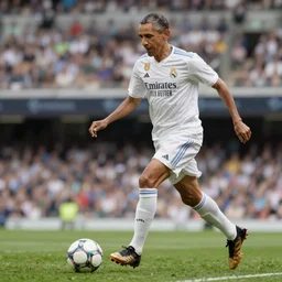 obama playing with real madrid, highly detailed