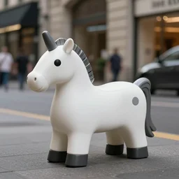 exclusive car in a shape of a space horse, street photo, Sigma 70mm f/2.8 DG DN Art