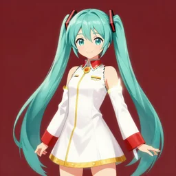 vocaloid vflower in soviet style, art