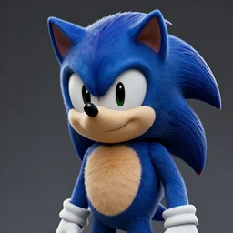 sonic as a real person, highly detailed portrait, realistic, octane render, cinematic, elegant, artgerm