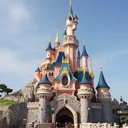 disneyland designed by antoni gaudi, realism, 4 k, extremely detailed