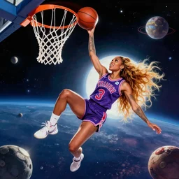 beautiful beautiful beautiful beautiful beautiful beautiful beautiful beautiful beautiful beautiful digital art of Doja Cat Doja Cat Doja Cat Doja Cat Doja Cat dunking basketball in outer space by Alena Aenami by Alena Aenami by leonid afremov masterpiece masterpiece masterpiece masterpiece masterpiece masterpiece masterpiece masterpiece masterpiece masterpiece