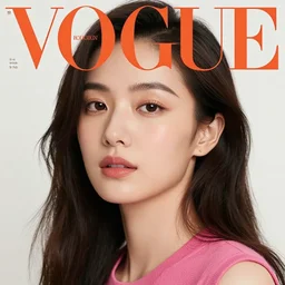 a vibrant photograph of a woman, closeup, in doors, editorial fashion photography, from vogue magazine ( sony a 7 r iv, symmetric balance, polarizing filter, photolab, lightroom, 4 k, dolby vision, photography award )
