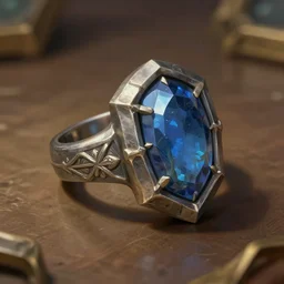 ring on table close up, deep focus, intricate, highly detailed, digital painting, artstation, concept art, matte, sharp focus, illustration, hearthstone, art by artgerm and greg rutkowski