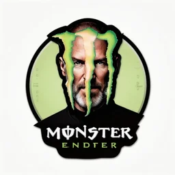 Podcast Logo designed by Werner Braun, Steve Jobs and Monster Energy