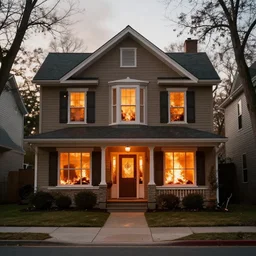 aesthetic house fire