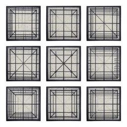 squares in 5 by 5 array