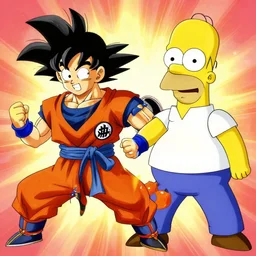goku merged with homer simpson