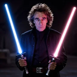 einstein holding a lightsaber in star wars