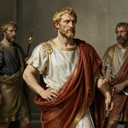 a photograph of the last moments of julius caesar's life