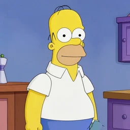A still of Homer Simpson in The Exorcist (1973)
