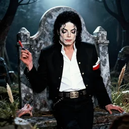 michael jackson coming out from his grave