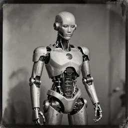 A Japanese cyborg, ambrotype