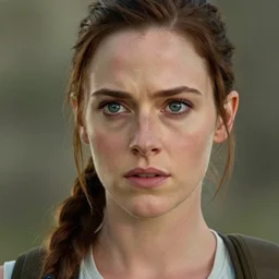jodie foster as lara croft, 8 k, realistic, high detail, hd face