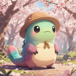 a fantasy comic book style, portrait painting of a beautiful cherry blossom tardigrade, anime, artstation, unreal engine 5, daz, hyper realistic, octane render, rpg