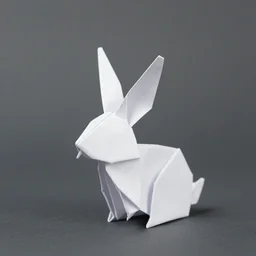 rabbit, origami