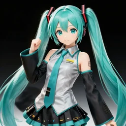 hyper detailed hatsune miku, high detailed art, trending on pixiv fanbox
