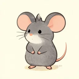 cute mouse illustration, ismail inceoglu