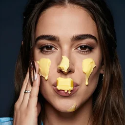 butter with the face of argentina singer chano
