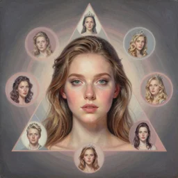 highly detailed portrait princess triangle dream circles by atey ghailan greg tocchini james gilleard joe fenton kaethe butcher