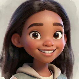 Clothed,worksafe.CGSociety,by WLOP,ilya kuvshinov,krenz cushart,Greg Rutkowski,trending on artstation.Zbrush sculpt,Octane render,Maya,Houdini,VFX.Close-up cartoonish young cute Tanzanian Italian Filipino Irish AV idol actress girl face,expressing joy,silky hair,deep eyes.Watercolor painting.Cinematic atmosphere,sharp focus,volumetric lighting.