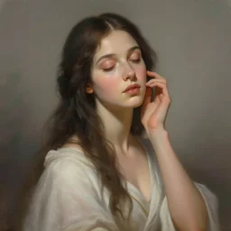 portrait of pocahontas, dreamy and ethereal, expressive pose, peaceful expression, elegant, highly detailed, digital painting, artstation, concept art, smooth, sharp focus, by gil elvgren