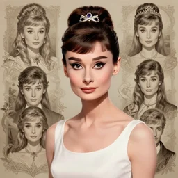 audrey hepburn as a fary in an epic fantasy novel, various backgrounds, intricate, elegant, highly detailed, digital painting, artstation, matte, illustration, art by artgerm, greg rutkowski, tom bagshaw