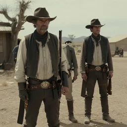 film still from critically acclaimed star wars episode x that takes place in wild west, 4 k hd # film