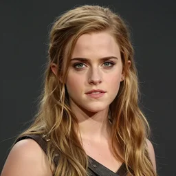 head and shoulders portrait of a barbarian, female, high fantasy, dnd, emma watson, tom cruise, taylor swift