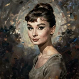 audrey hepburn art by el greco