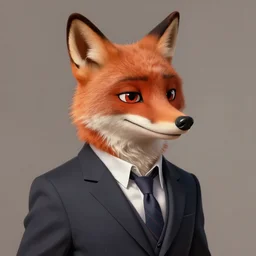 an anthropomorphic fox in a business suit, detailed character portrait, art by aaron miller, greg rutkowski, thomas kinkade, howard pyle, disney, el greco, cynthia sheppard