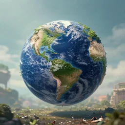 earth after human extinction, a new beginning, nature taking back the planet, harmony, peace, earth balanced blur, people, humans, pollution