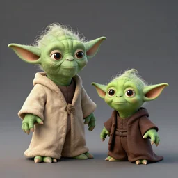 Yoda and Yaddle by Victor Gadino