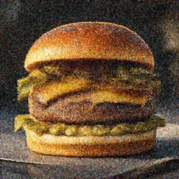 “burger gone wild, mega detailed, volumetric lighting, beautiful, golden hour, sharp focus, ultra detailed, cgsociety by Leesha Hannigan, Ross Tran, Thierry Doizon, Kai Carpenter, Ignacio Fernández Ríos, noir photorealism, film”
