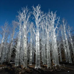 glass trees