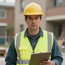 bob the builder as a real life human person shot from cinematic