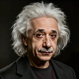 skater boy einstein portrait