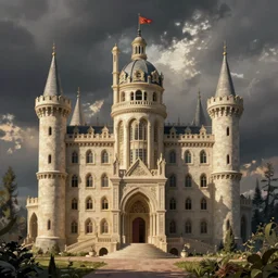 sadness palace, artstation, ultradetailed, digital Painting, by James gurney and Pipilotti Rist