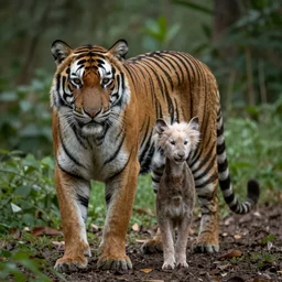 a tiger in the forest, Pelton Lawrence Agnes