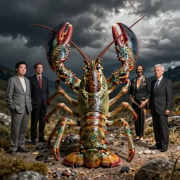 zoologicalportraitofahumanlobsterbykuldarleementandruanjiaandbradrigneyandmichakarczandbradrigney