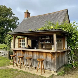 A bar in the countryside, 120mm focal length, DSLR raw, hdr