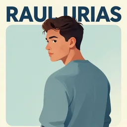 illustrated poster, in the style of raul urias, trending on artstation, halfrear lighting closeup view anaglyph filter, bokeh, anime, comic book art